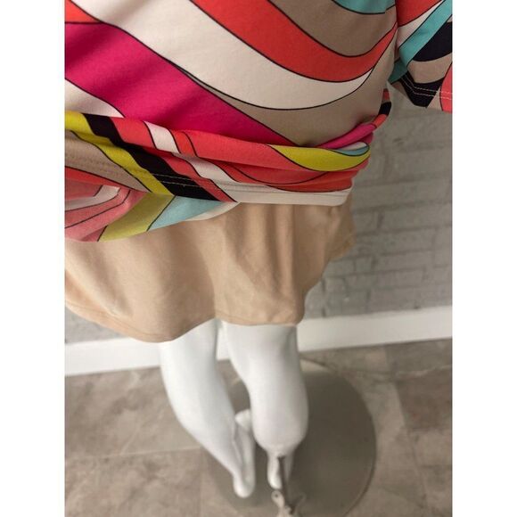 Trina Turk Multi Color Sheath Cocktail Dress Size 0 - Picture 8 of 10